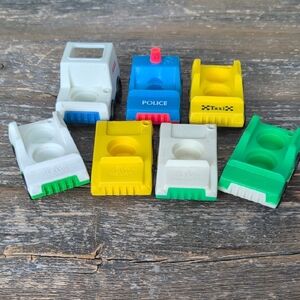 Vintage Fisher Price Little People Lot of 7 Vehicles